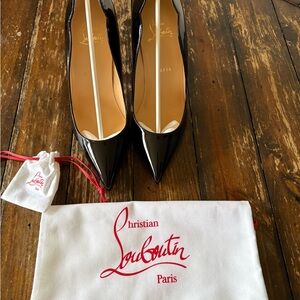 Christian Louboutin Black Patent Heels